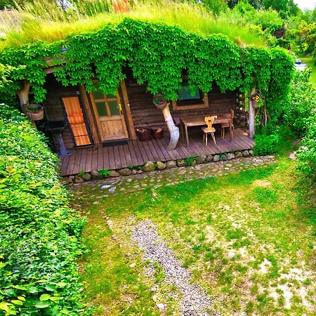 Idyllisches Blockhaus Mecklenburger Seenplatte 펜션 *